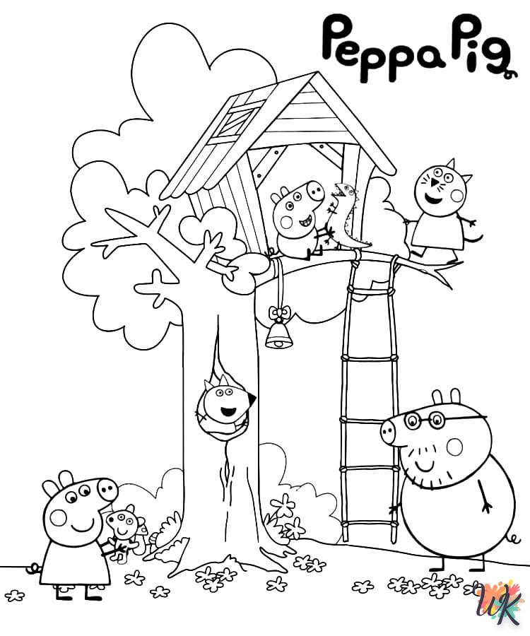 Dibujos para Colorear Peppa Pig 34