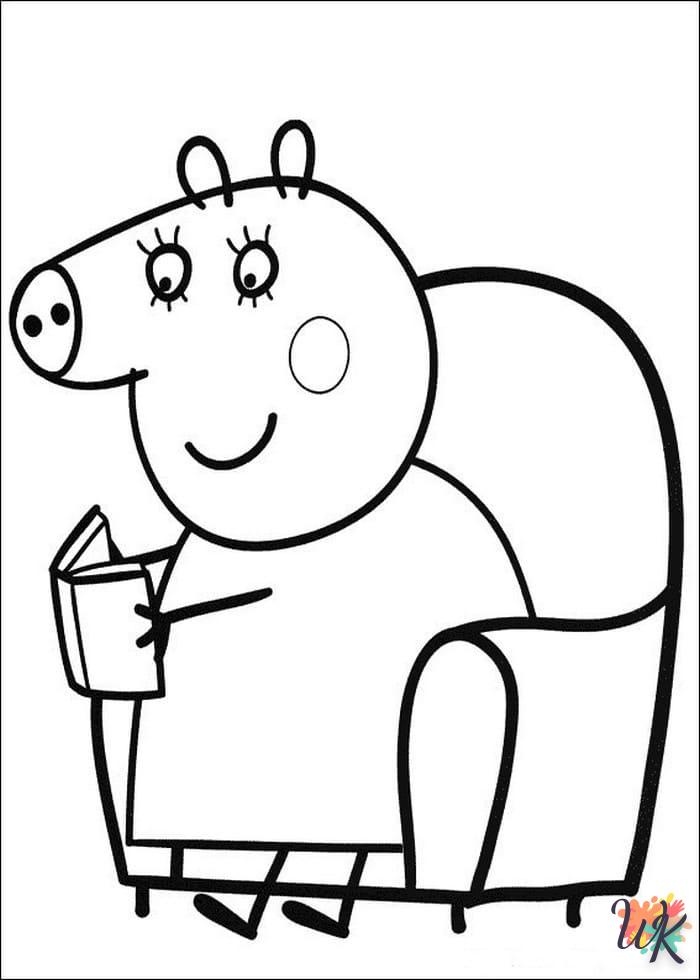 Dibujos para Colorear Peppa Pig 48