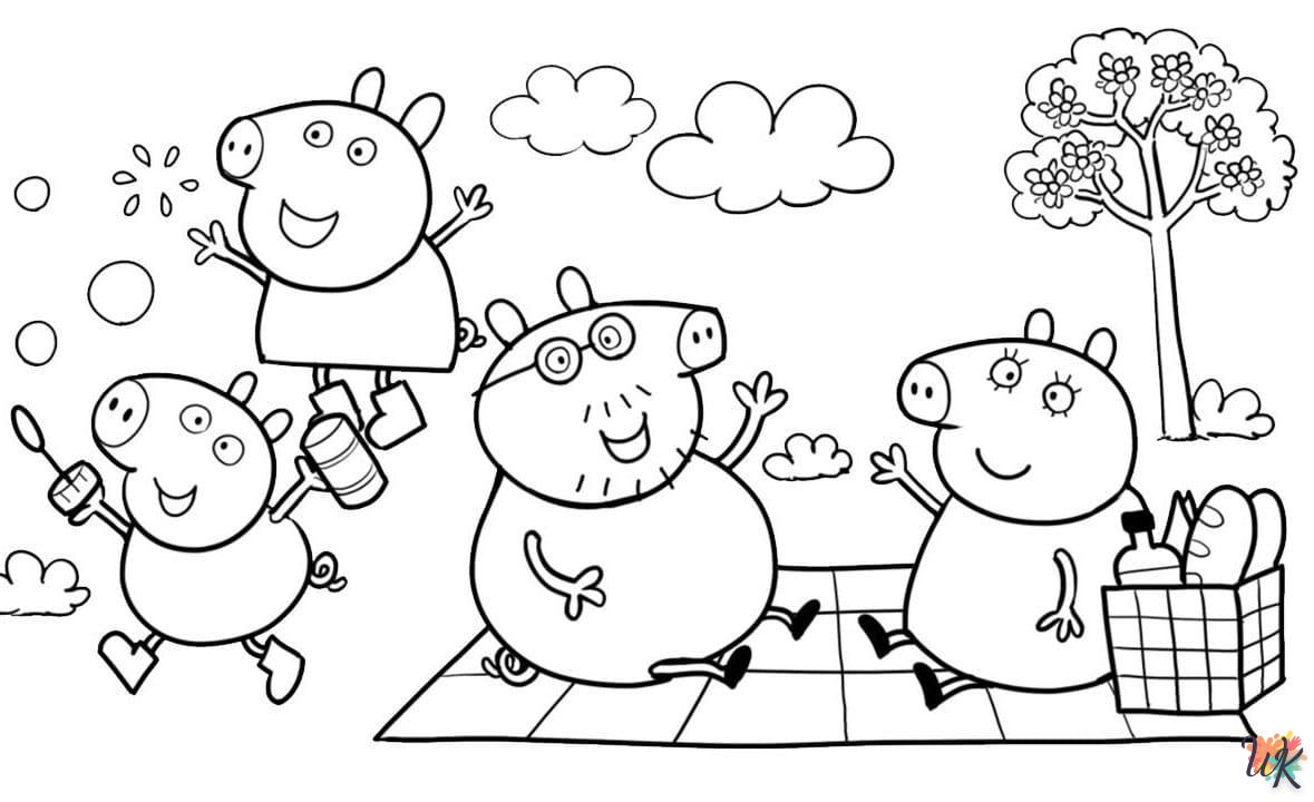 Dibujos para Colorear Peppa Pig 58
