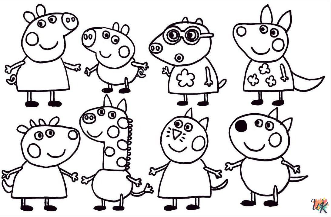 Dibujos para Colorear Peppa Pig 63