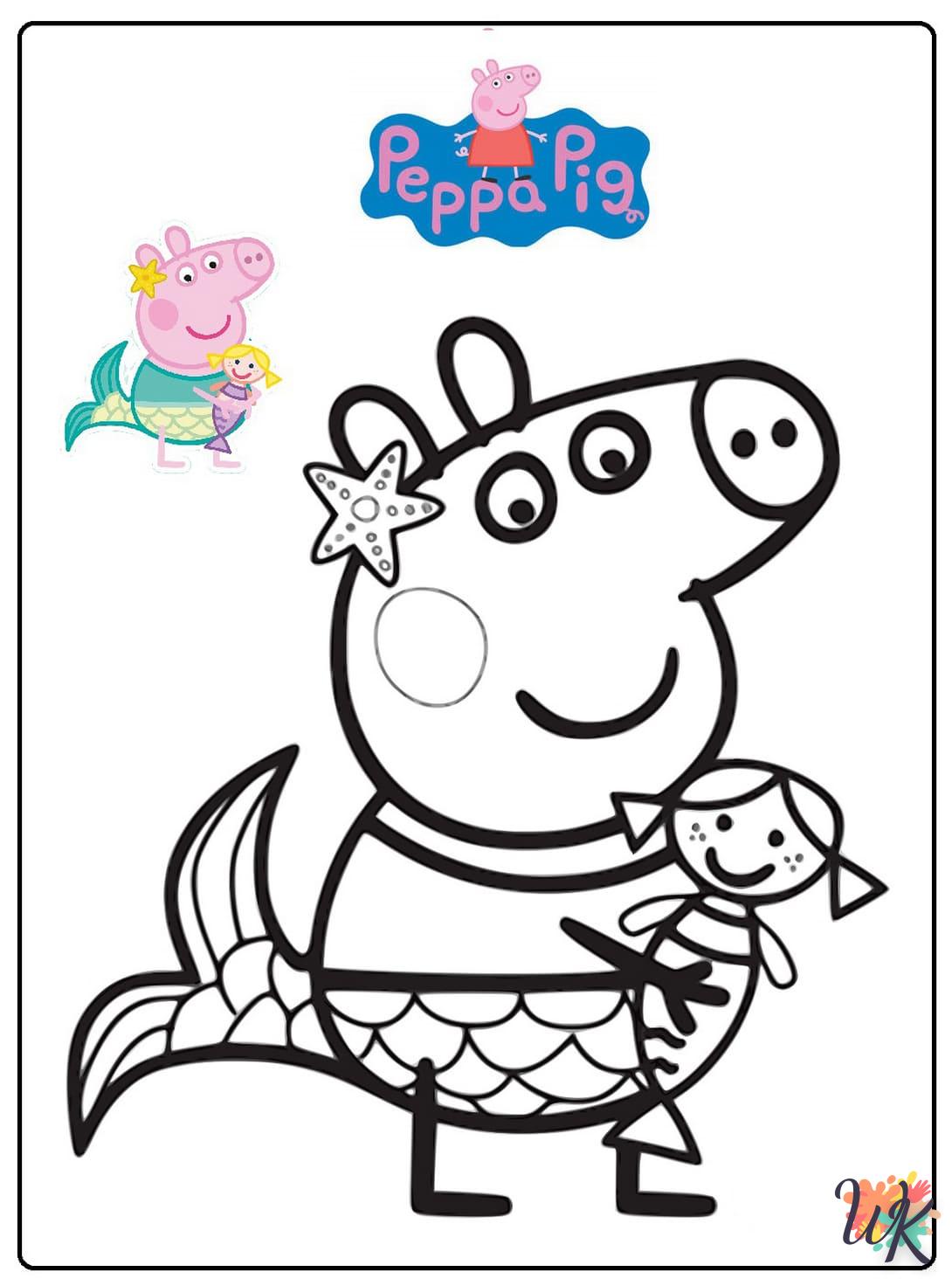 Dibujos para Colorear Peppa Pig 74