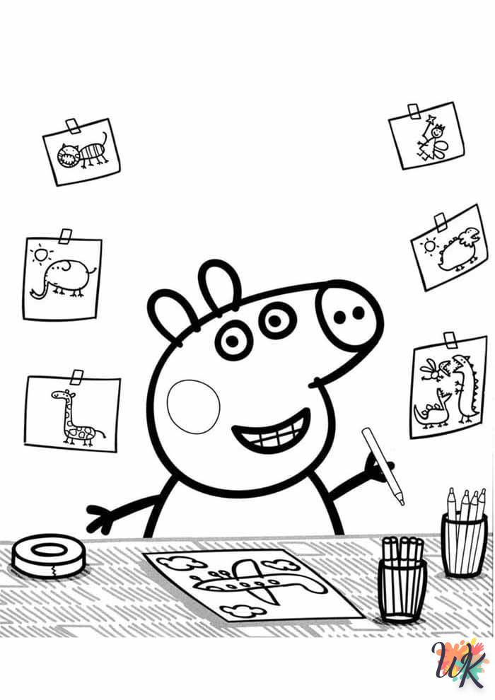 Dibujos para Colorear Peppa Pig 75