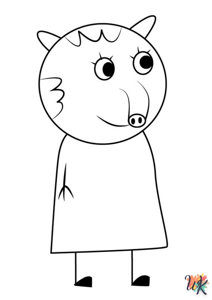 Dibujos para Colorear Peppa Pig 97