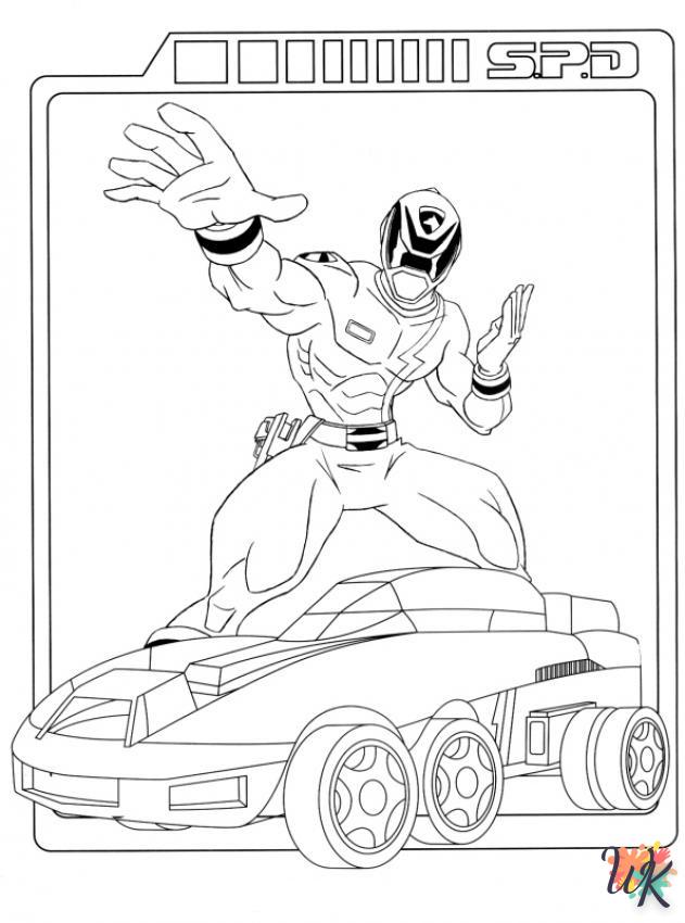 Dibujos para Colorear Power Ranger 1