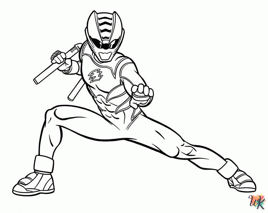 Dibujos para Colorear Power Ranger 12