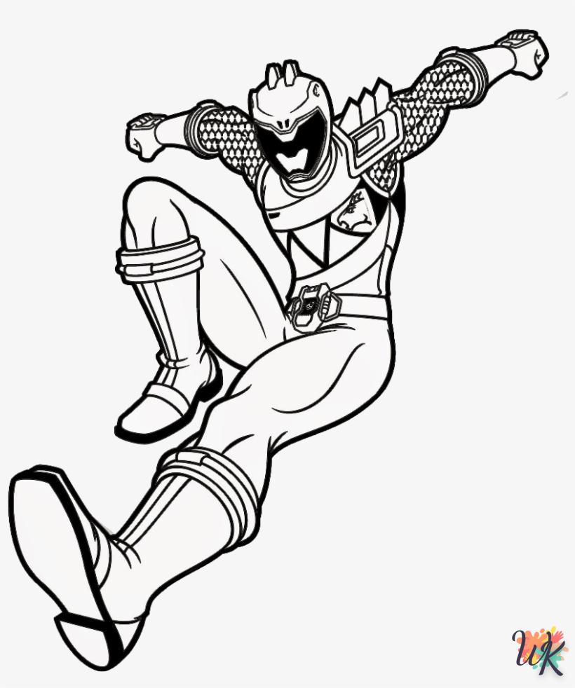 Dibujos para Colorear Power Ranger 14