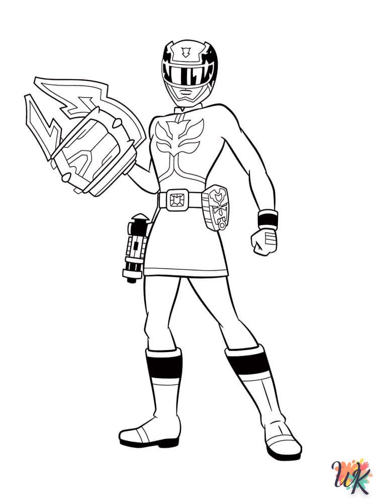 Dibujos para Colorear Power Ranger 15