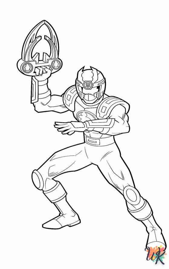 Dibujos para Colorear Power Ranger 16