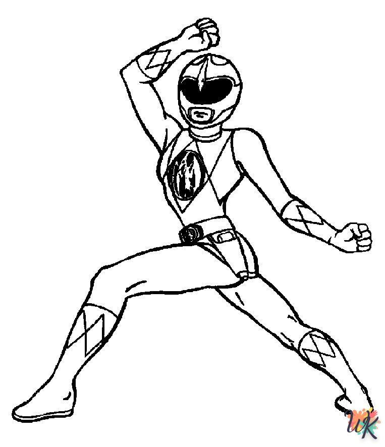 Dibujos para Colorear Power Ranger 18