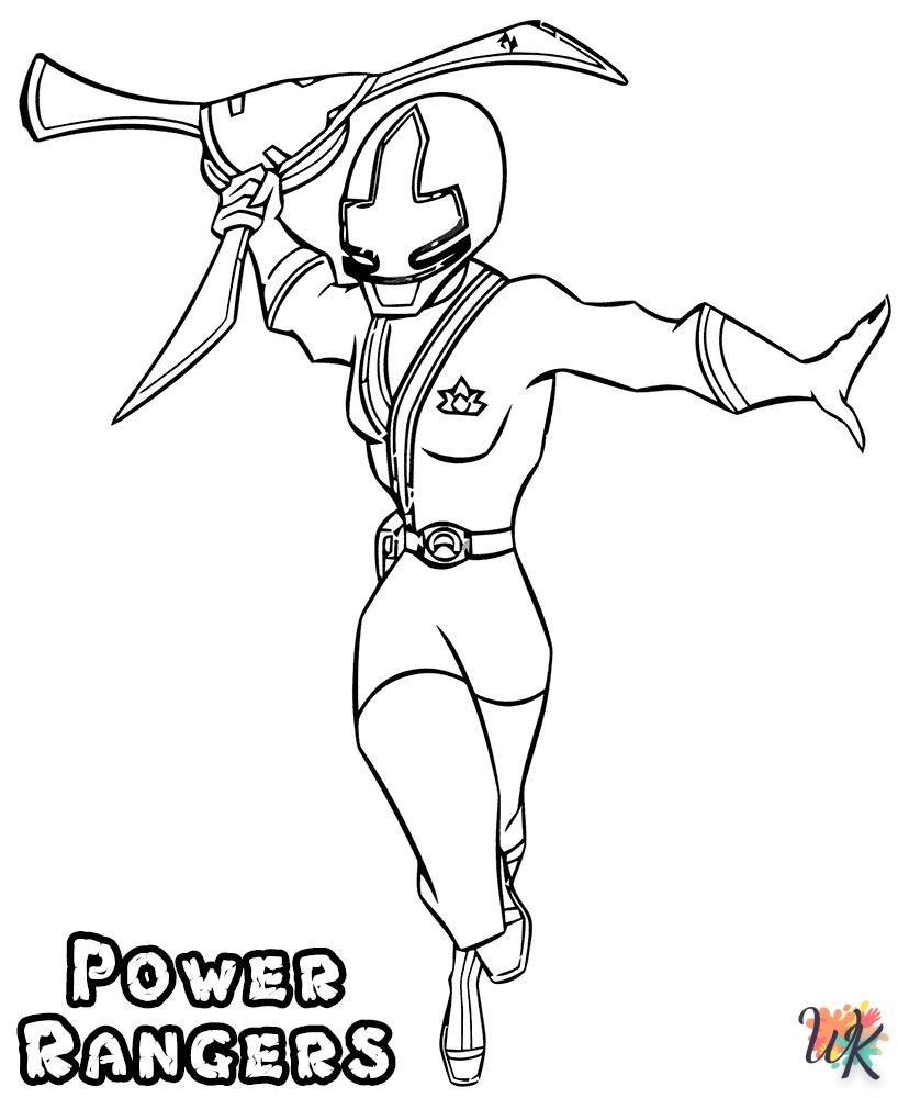 Dibujos para Colorear Power Ranger 19