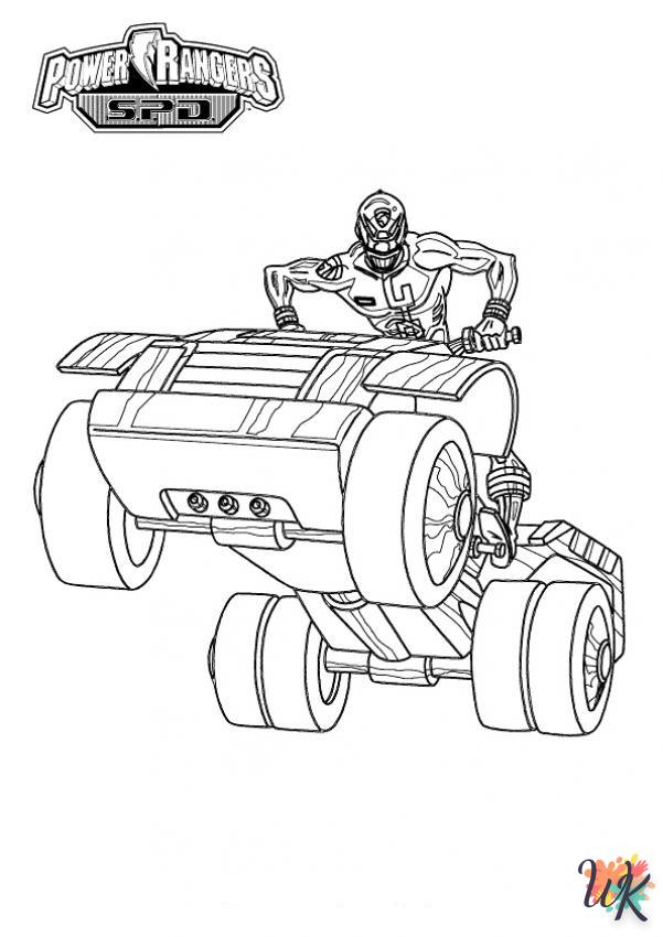 Dibujos para Colorear Power Ranger 2