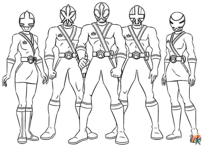 Dibujos para Colorear Power Ranger 23