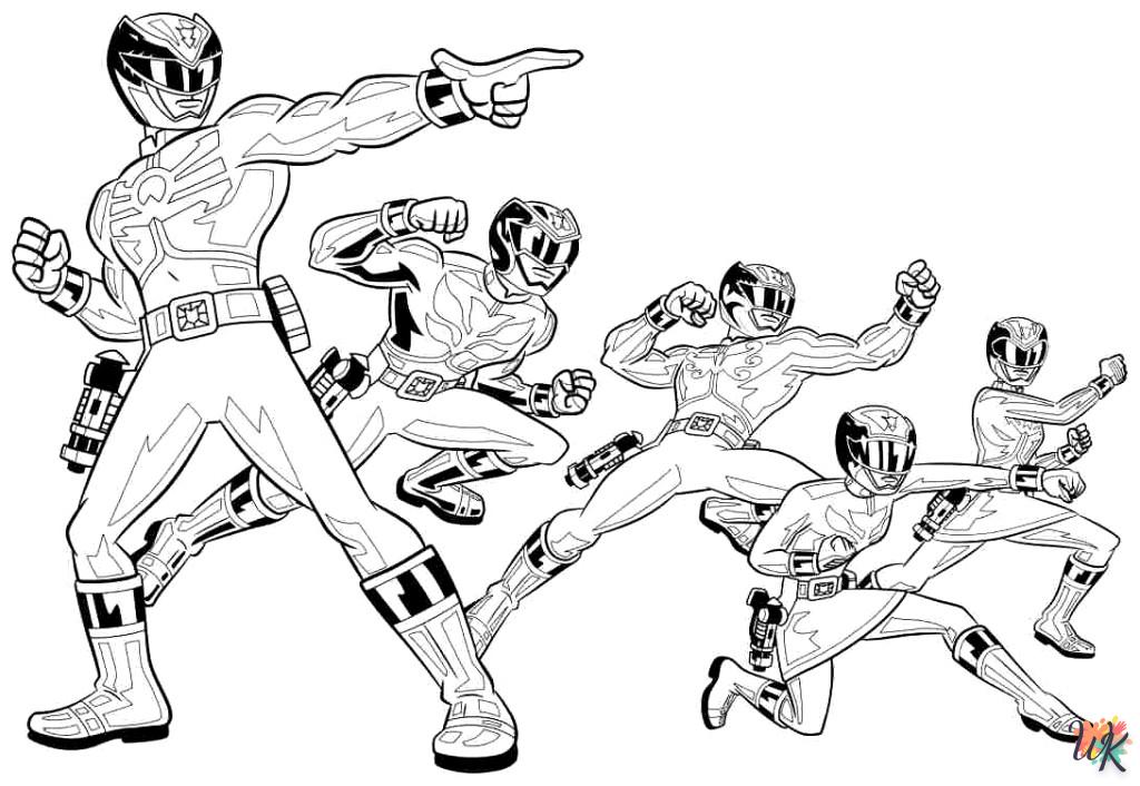 Dibujos para Colorear Power Ranger 27