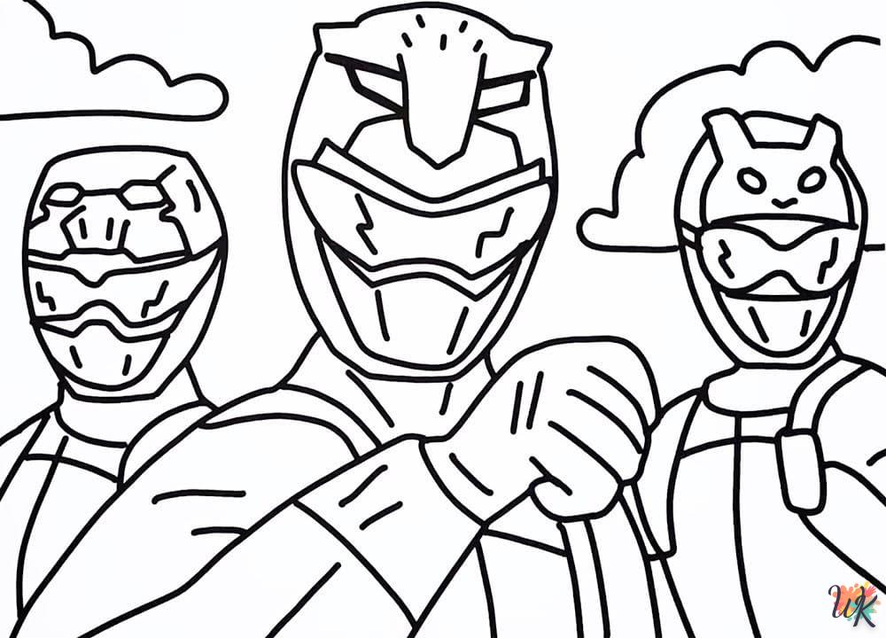 Dibujos para Colorear Power Ranger 31