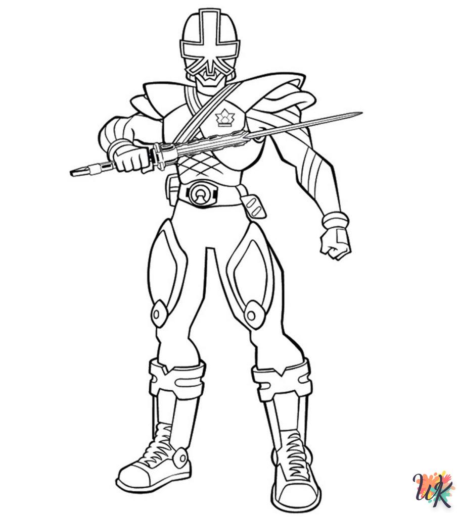 Dibujos para Colorear Power Ranger 37