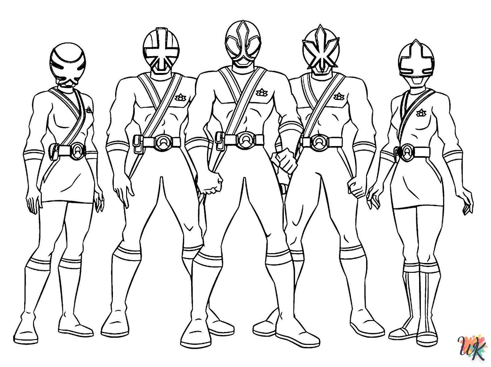 Dibujos para Colorear Power Ranger 38