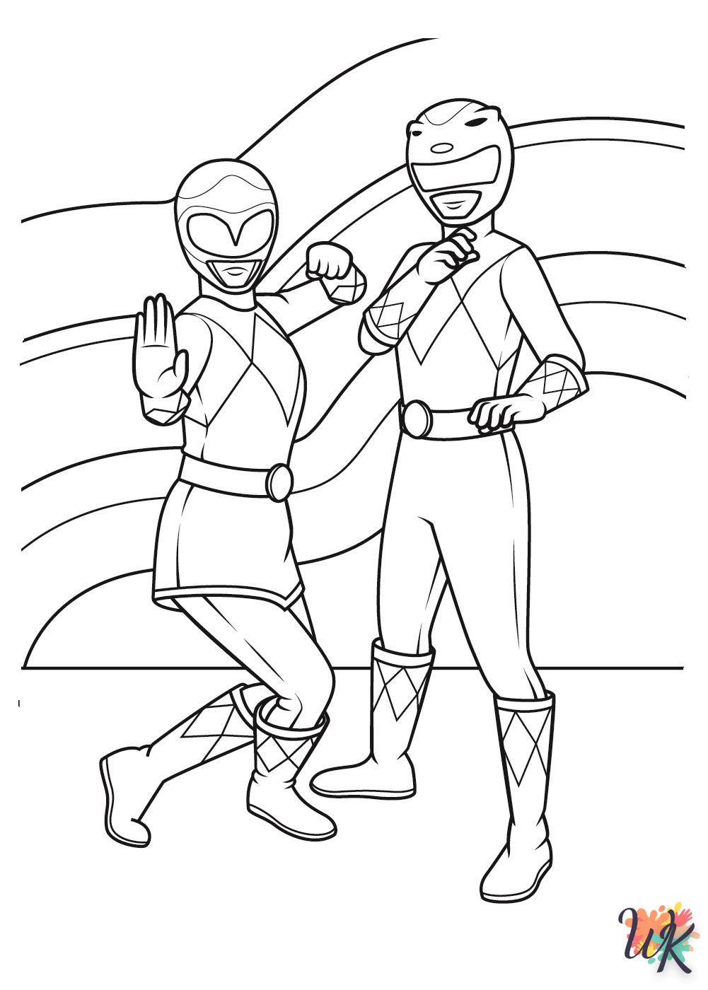 Dibujos para Colorear Power Ranger 41