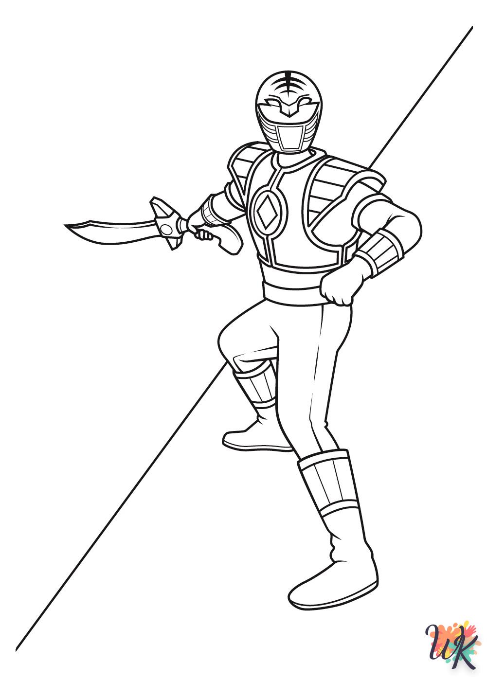 Dibujos para Colorear Power Ranger 43