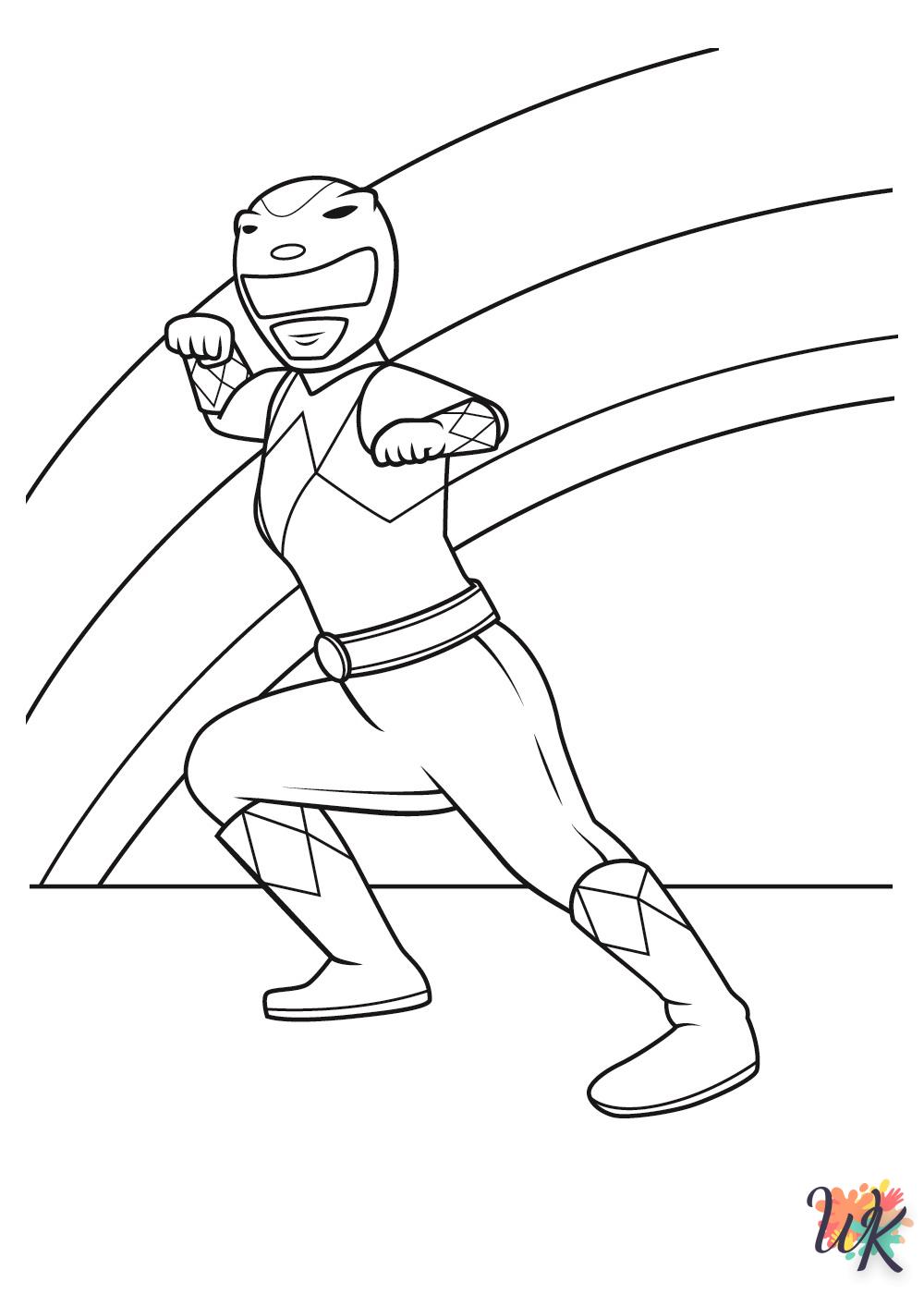 Dibujos para Colorear Power Ranger 44