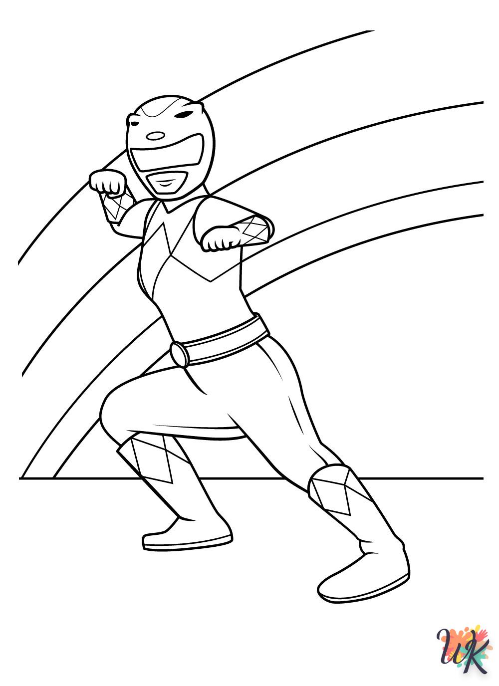 Dibujos para Colorear Power Ranger 6