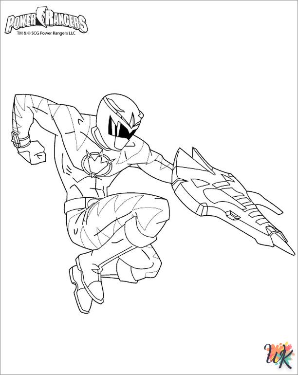 Dibujos para Colorear Power Ranger 8