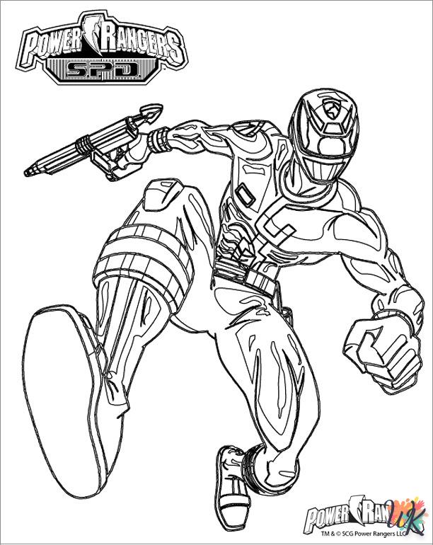 Dibujos para Colorear Power Ranger 9