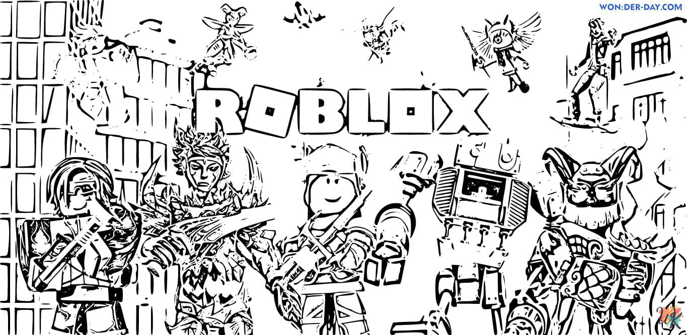 Dibujos para Colorear Roblox 56