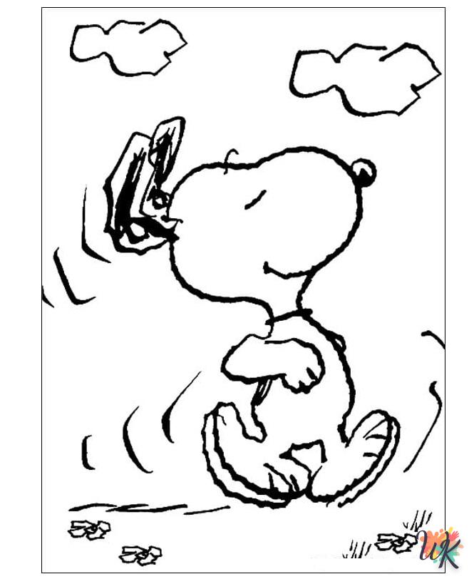 Dibujos para Colorear Snoopy 112