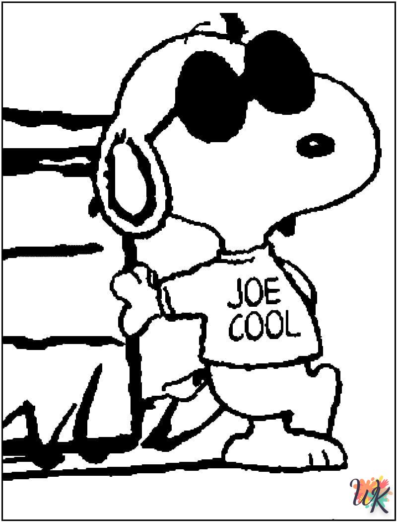Dibujos para Colorear Snoopy 127