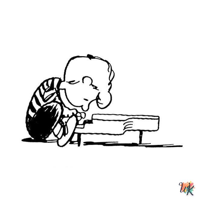 Dibujos para Colorear Snoopy 128