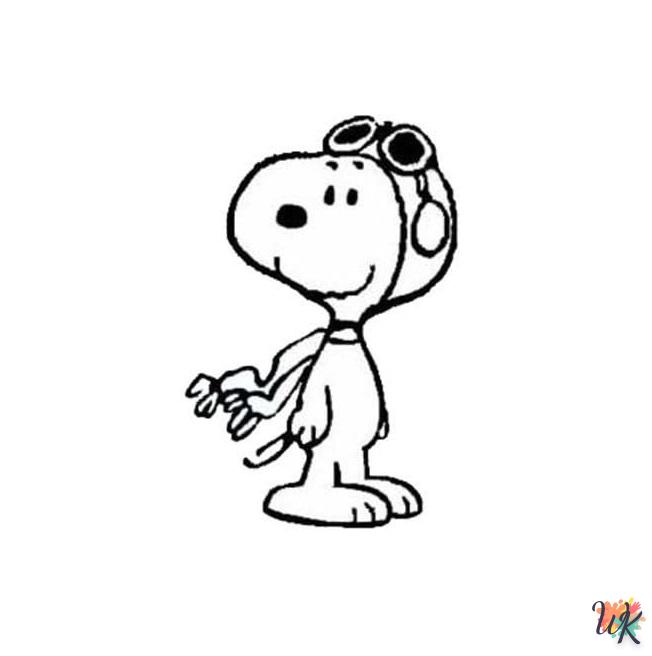 Dibujos para Colorear Snoopy 131
