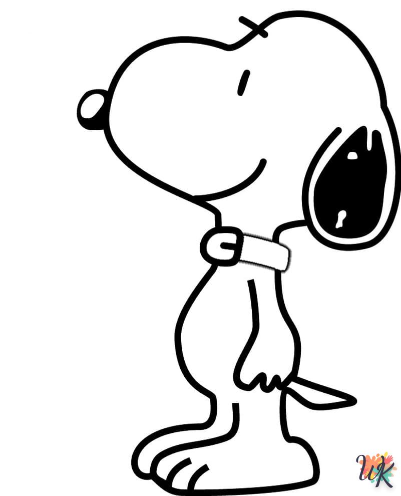 Dibujos para Colorear Snoopy 133