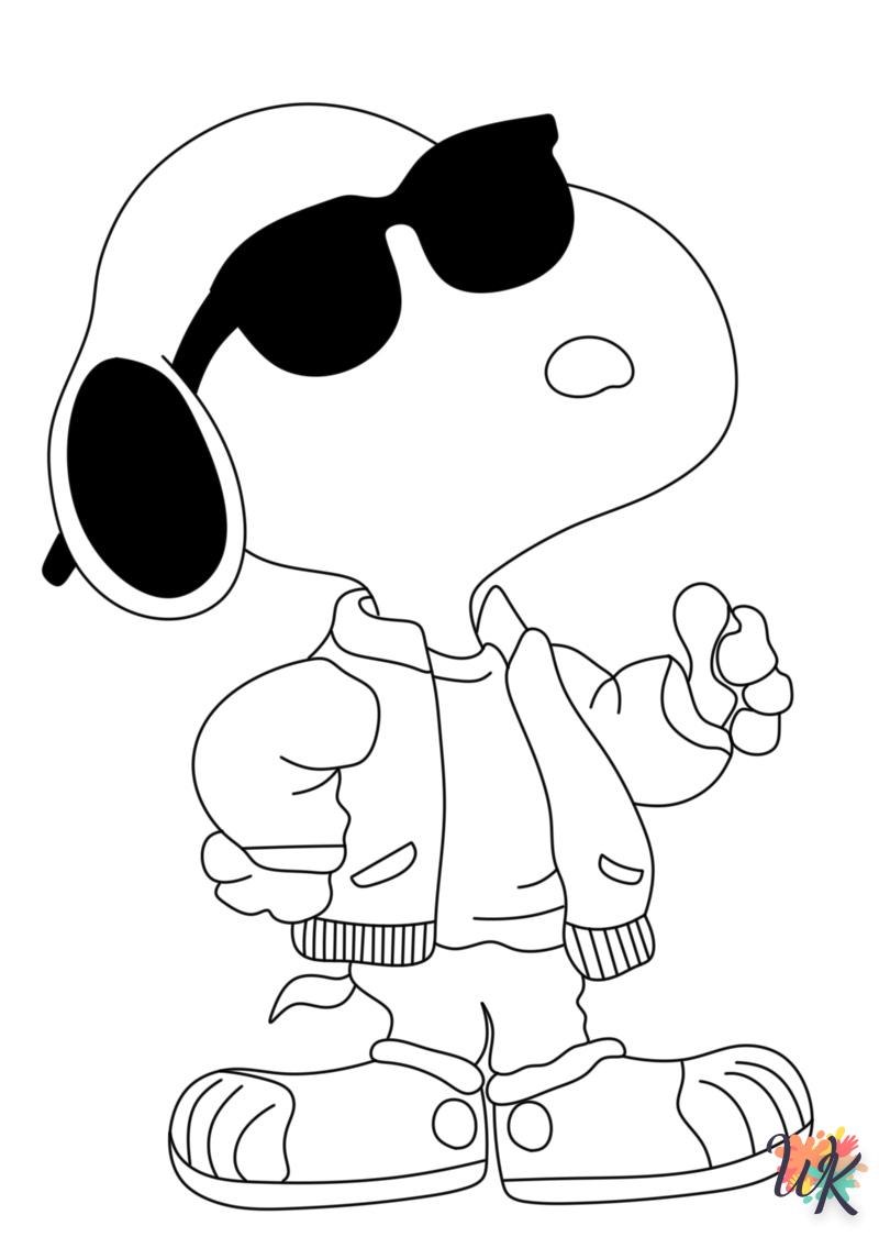 Dibujos para Colorear Snoopy 135
