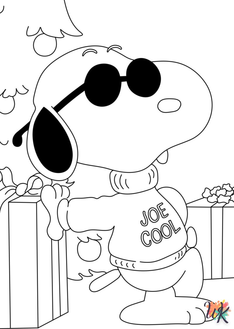 Dibujos para Colorear Snoopy 136