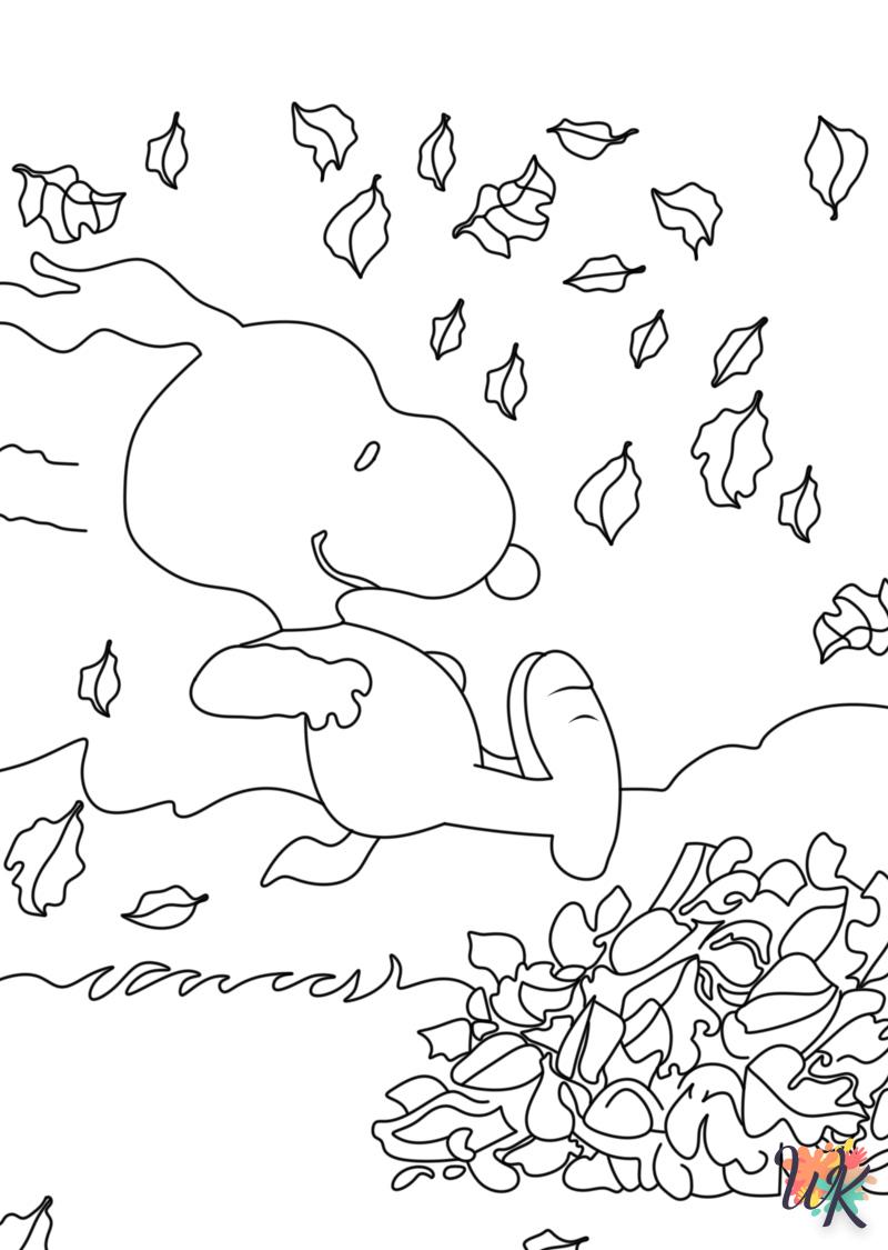 Dibujos para Colorear Snoopy 137