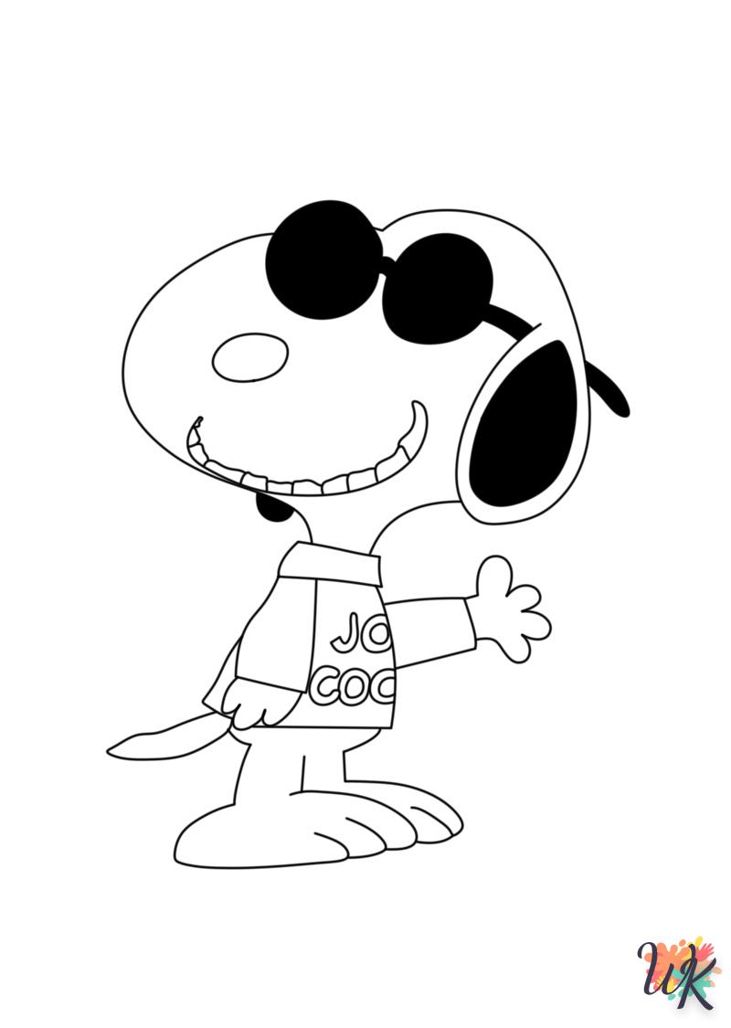 Dibujos para Colorear Snoopy 139