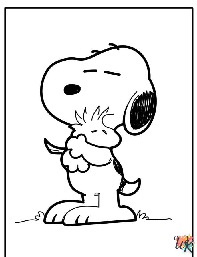 Dibujos para Colorear Snoopy 17