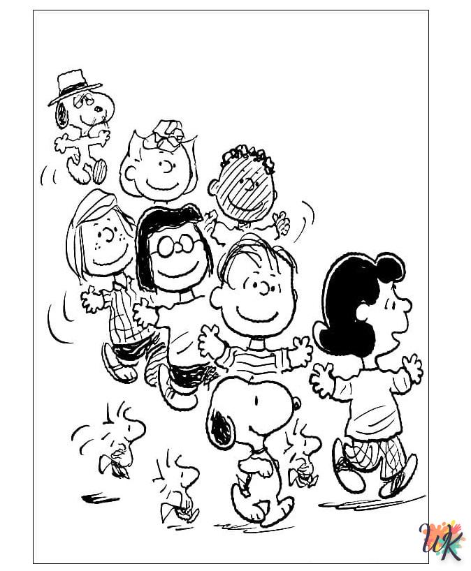 Dibujos para Colorear Snoopy 18