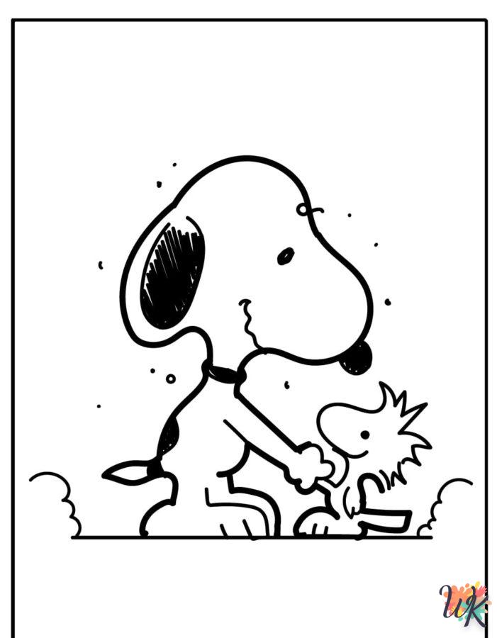 Dibujos para Colorear Snoopy 20