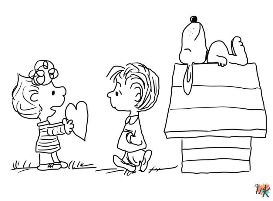 Dibujos para Colorear Snoopy 22