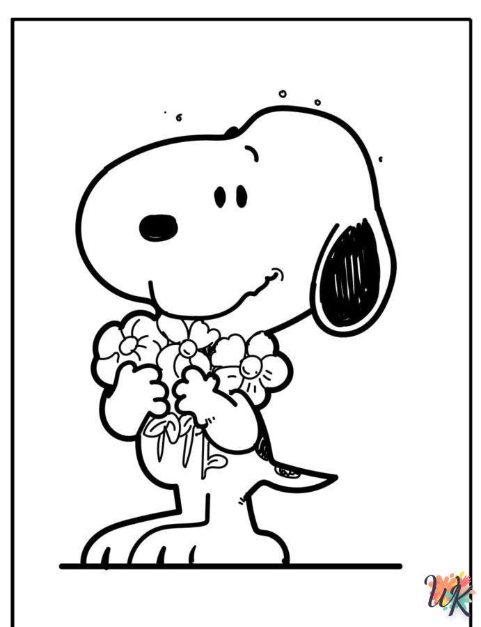 Dibujos para Colorear Snoopy 23