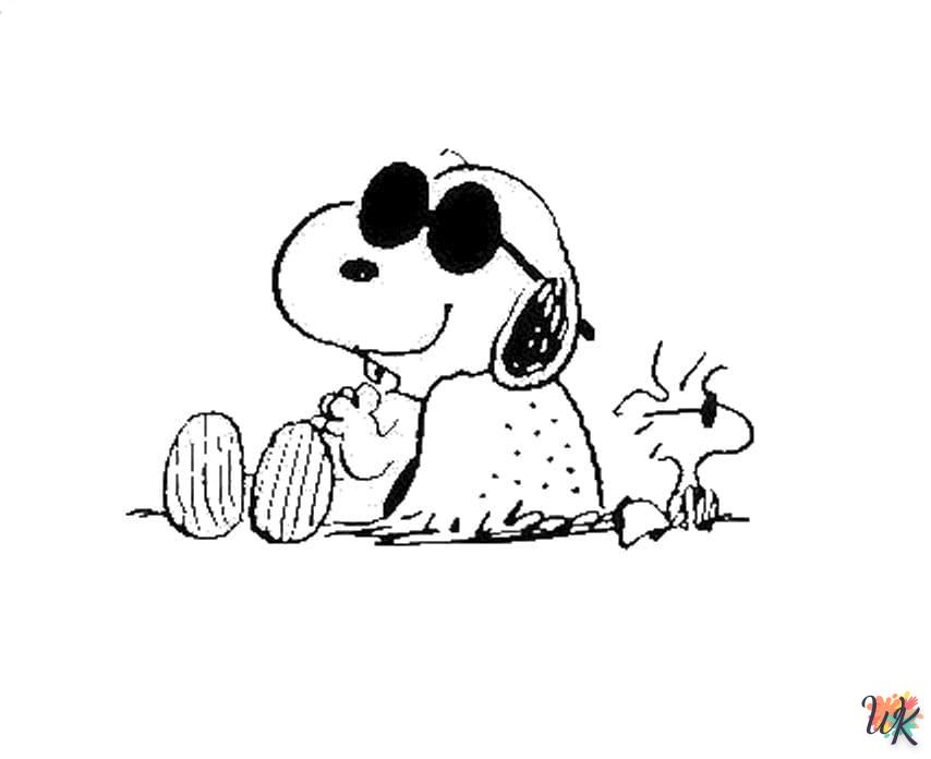 Dibujos para Colorear Snoopy 26