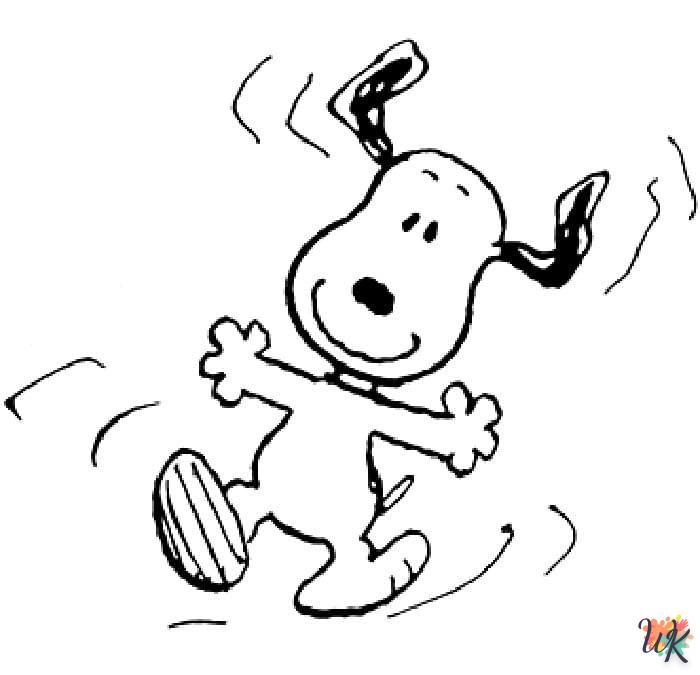 Dibujos para Colorear Snoopy 31