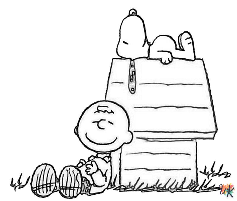 Dibujos para Colorear Snoopy 35