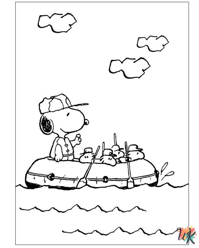 Dibujos para Colorear Snoopy 47