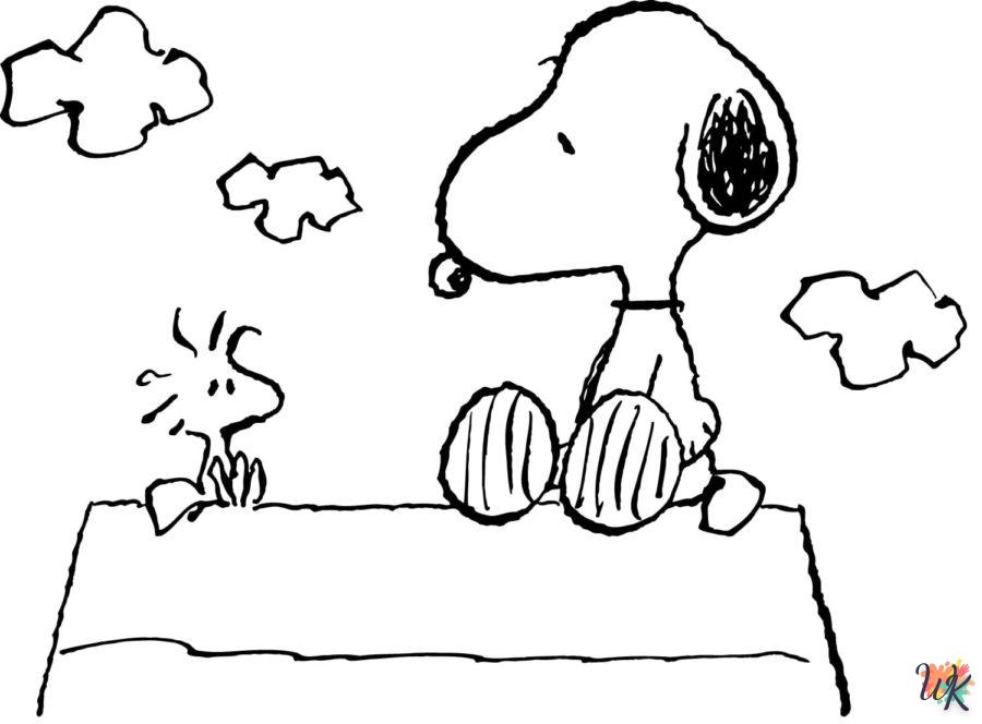 Dibujos para Colorear Snoopy 61