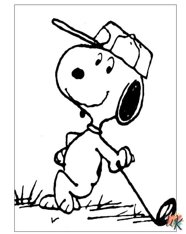 Dibujos para Colorear Snoopy 65