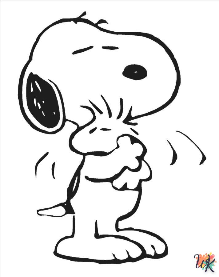 Dibujos para Colorear Snoopy 68