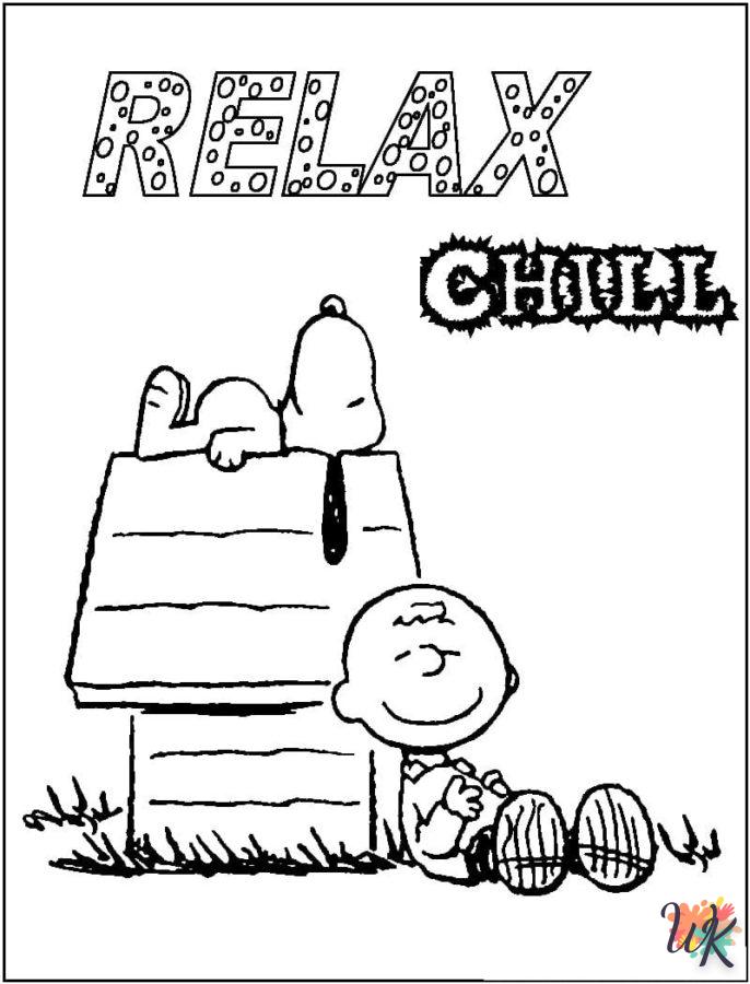 Dibujos para Colorear Snoopy 69