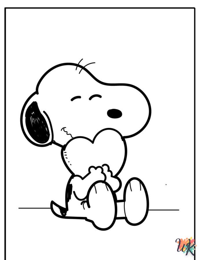 Dibujos para Colorear Snoopy 73